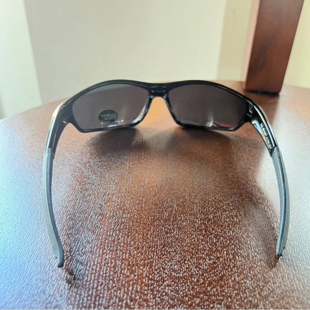 ASOS AJ Morgan black retro wraparound matrix sunglasses